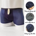 Set 4 quần lót nam thông hơi thoáng khí co giãn 4 chiều, Sịp đùi - Size 3XL