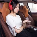 Gối tựa đầu xe hơi cao su non cao cấp , Màu đen