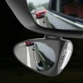 Gương cầu lồi ô tô dạng góc gắn kính chiếu hậu xoay 360 độ linh hoạt, Gương bên trái