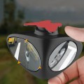 Gương cầu lồi ô tô dạng góc gắn kính chiếu hậu xoay 360 độ linh hoạt, Gương bên trái