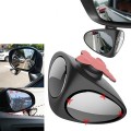 Gương cầu lồi ô tô dạng góc gắn kính chiếu hậu xoay 360 độ linh hoạt, Gương bên trái