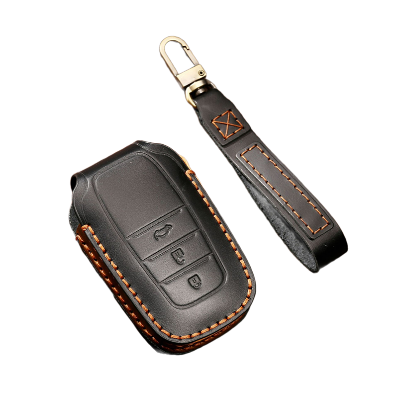 Bọc chìa khóa ô tô Toyota da bò thủ công