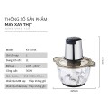 Máy xay đa năng cối thủy tinh dung tích 2L KV-7014K