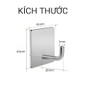 Combo 10 móc treo đồ dán tường bằng băng keo siêu dính 3M