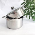 Bộ nồi và xửng hấp 28cm vung kính dùng mọi loại bếp