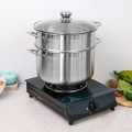 Bộ nồi và xửng hấp 28cm vung kính dùng mọi loại bếp
