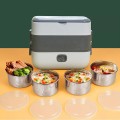 Hộp cơm cắm điện văn phòng 2 tầng giữ nhiệt tiện dụng