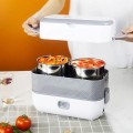 Hộp cơm cắm điện văn phòng 2 tầng giữ nhiệt tiện dụng