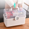 Hộp đựng thuốc 3 tầng cỡ lớn cho gia đình tiện dụng
