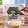 Dụng cụ xay tỏi ớt mini cầm tay hình heo xanh 180ml
