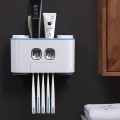 Bộ nhả kem đánh răng tự động 4 cốc dán tường tiện lợi