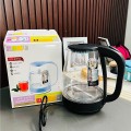Ấm đun nước siêu tốc thủy tinh 2L có đèn led, tự ngắt khi sôi