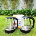 Ấm đun nước siêu tốc thủy tinh 2L có đèn led, tự ngắt khi sôi