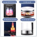 Ấm đun nước siêu tốc thủy tinh 2L có đèn led, tự ngắt khi sôi