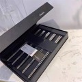 Set 5 đôi đũa chống trơn trượt cong vênh kèm hộp đựng sang trọng