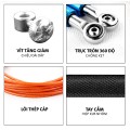 Dây nhảy thể dục lõi thép, tay nắm hợp kim nhôm cao cấp