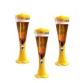 Tháp đựng bia 3L vân lúa mạch có đèn Led cao cấp