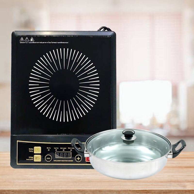 Bếp từ đơn cao cấp công suất 2000W tặng kèm nồi