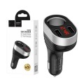 Tẩu sạc ô tô 2 cổng USB có màn hình Led hiển thị điện áp Z29