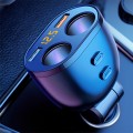 Bộ chia tẩu sạc ô tô 2 nguồn tẩu, 2 cổng sạc USB 3.1A HY16