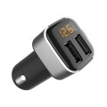 Tẩu sạc ô tô 2 cổng USB có đèn led báo điện áp tiện lợi HY-39