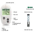 Máy đo đường huyết Sinocare Safe Accu kèm 50 que thử và 50 kim