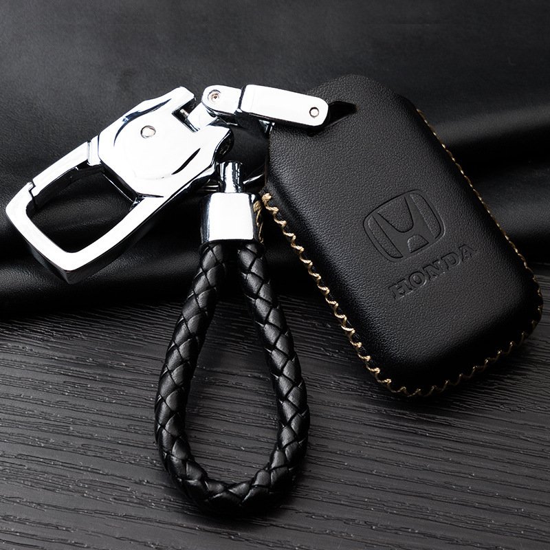 Bao da chìa khóa ô tô Honda thông minh 2 nút bấm