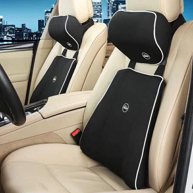 Bộ tựa lưng gối cao su non ngồi ghế ô tô, văn phòng