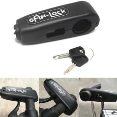 Ổ khóa chống trộm cho xe máy Caps Lock ( khóa ga kết hợp tay phanh ), Màu đen
