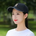 Mũ lưỡi trai Ediko siêu nhẹ vành lớn chống nắng có thể điều chỉnh kích cỡ, Màu đen