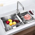 Kệ gác bồn rửa chén đa năng rút gọn tiện lợi