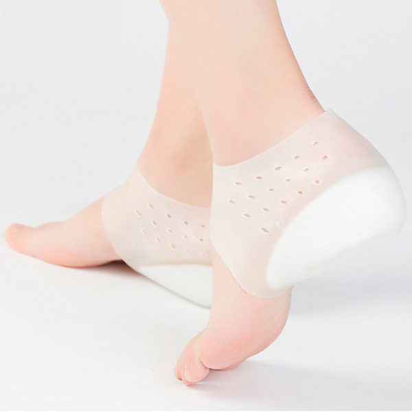 (Combo 2 đôi) Tất độn đế tăng chiều cao silicon chống trơn trượt