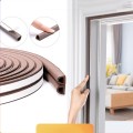 Ron dán khe hở cửa chống va đập, chống ồn tiện dụng, Màu đen - Loại 5m