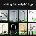 Đầu vòi rửa chén bát tăng áp cao cấp 2 chế độ xoay 360