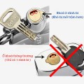 Ổ khóa chống trộm chống cắt có chuông báo 120db