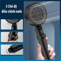 Vòi sen tăng áp siêu mạnh 5 chế độ nước cao cấp, Vòi hoa sen không dây