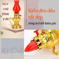 Đèn thờ vĩnh cửu sử dụng pin kiểu dáng cổ kính trang nghiêm
