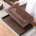 Bàn trà gỗ tre tự nhiên cao cấp họa tiết sơn thủy , Loại 30x18x3.8cm