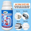 Bột thông cống thông tắc bồn cầu, bồn rửa bát nhanh chóng