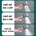 Vòi sen tắm tăng áp 4 trong 1 siêu mạnh tiết kiệm nước