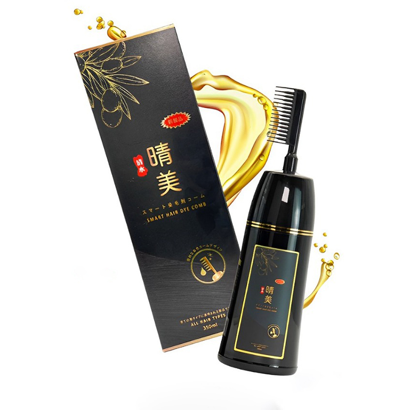 Dầu gội phủ bạc có kèm lược tiện lợi, an toàn cho tóc